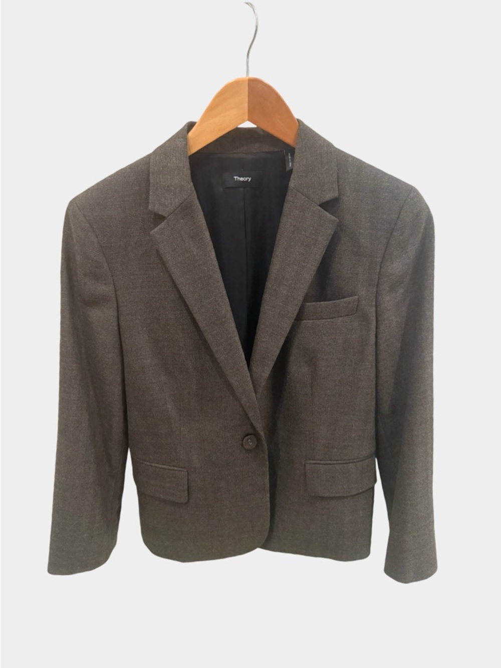 Theory Women's Blazer in Dark Brown